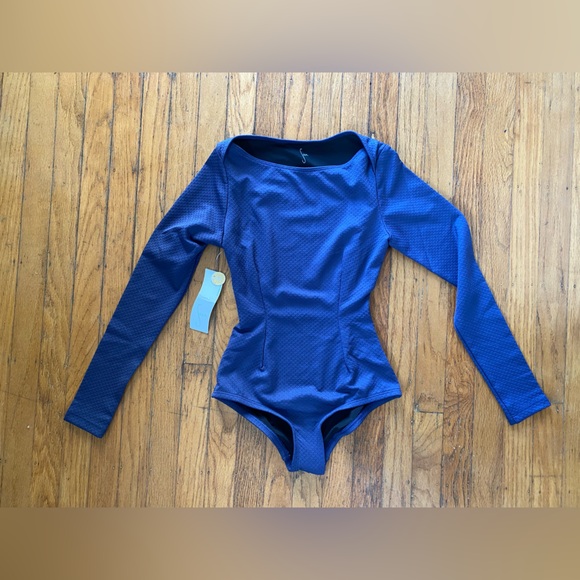 Seea Women's Long Sleeve One Piece in Deep Blue - Picture 3 of 5